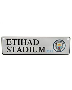 Manchester City FC Window Sign Maznun Football