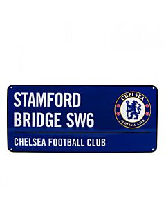 Chelsea FC Colour Street Sign Maznun Football