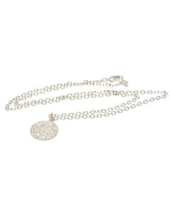 Leicester City FC Silver Plated Pendant & Chain Maznun Football