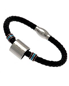 West Ham United FC Colour Ring Leather Bracelet Maznun Football