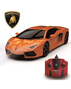 Lamborghini Aventador Radio Controlled Car 1:24 Scale Orange Maznun Football
