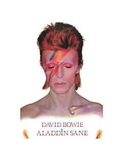 David Bowie Poster Aladdin Sane 269 Maznun Football