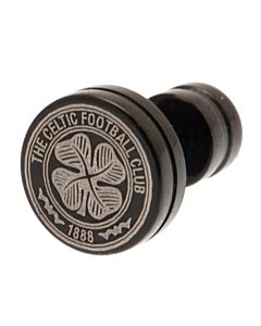 Celtic FC Black IP Stud Earring Maznun Football