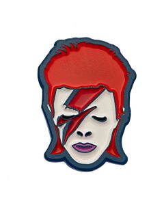 David Bowie Pin Badge Maznun Football