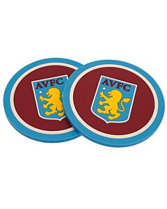 Aston Villa FC 2pk Coaster Set Maznun Football