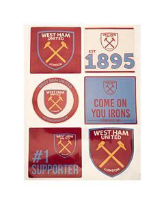 West Ham United FC Car Decal Set Maznun Football