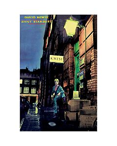 David Bowie Poster Ziggy Stardust 10 Maznun Football