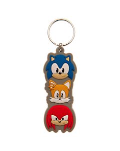 Sonic The Hedgehog Group PVC Keyring Maznun Football