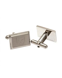 West Ham United FC Stainless Steel Cufflinks Maznun Football