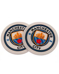 Manchester City FC 2pk Coaster Set Maznun Football