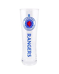 Rangers FC Tall Beer Glass Maznun Football