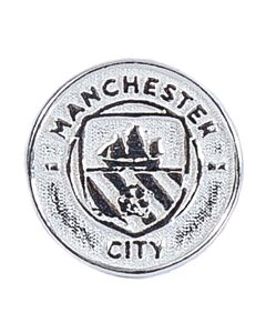 Manchester City FC Sterling Silver Stud Earring Maznun Football