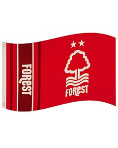 Nottingham Forest FC Wordmark Flag Maznun Football