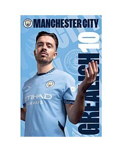 Manchester City FC Grealish Poster 86 Maznun Football