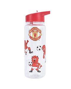 Manchester United FC Kids Mascot Drinks Bottle Maznun Football