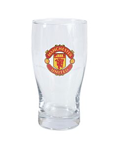 Manchester United FC Tulip Pint Glass Maznun Football