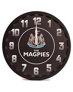 Newcastle United FC LED Magpies Wall Clock Maznun Football
