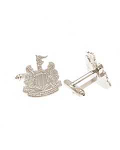 Newcastle United FC Silver Plated Formed Cufflinks Maznun Football