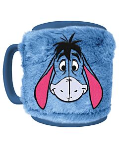 Winnie The Pooh Fuzzy Eeyore Mug Maznun Football