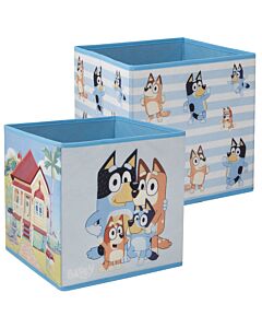 Bluey Twin Pack Storage Cube Maznun Football