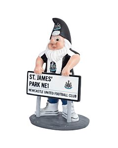 Newcastle United FC Street Sign Gnome Maznun Football
