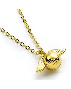 Harry Potter Gold Plated Cute Golden Snitch Necklace Maznun Football