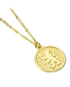 Chelsea FC Gold Finish Crest Necklace Maznun Football