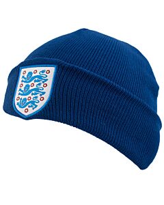 England FA Blue Cuff Beanie Maznun Football