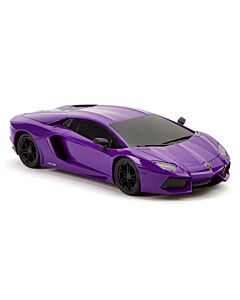 Lamborghini Aventador Radio Controlled Car 1:24 Scale Purple Maznun Football