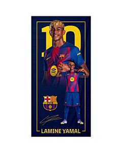 FC Barcelona Lamine Yamal Towel Maznun Football
