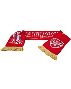 Arsenal FC Gold Premier League Champions Scarf Maznun Football