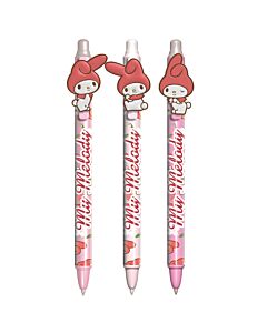 My Melody 3pk Erasable Gel Pen Set Maznun Football