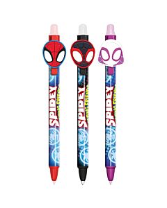 Spidey And His Amazing Friends 3pk Erasable Gel Pen Set Maznun Football