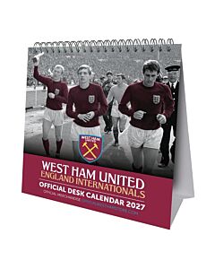 West Ham United FC Desktop Calendar 2027 Maznun Football
