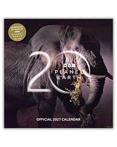 BBC Earth Square Calendar 2027 Maznun Football