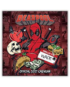 Deadpool Square Calendar 2027 Maznun Football