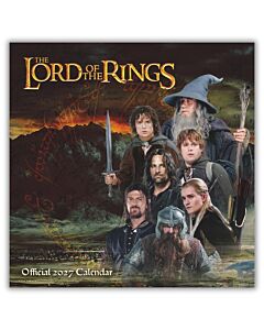 The Lord Of The Rings Square Calendar 2027 Maznun Football