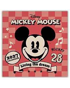 Mickey Mouse Square Calendar 2027 Maznun Football