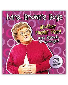 Mrs Browns Boys Square Calendar 2027 Maznun Football