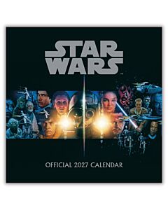 Star Wars Square Calendar 2027 Maznun Football