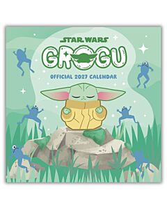 Star Wars: The Mandalorian Grogu Square Calendar 2027 Maznun Football