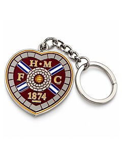 Hearts FC Crest Keyring Maznun Football
