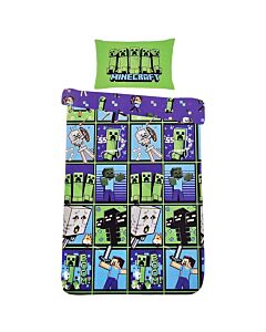 Minecraft Single Duvet Set Maznun Football
