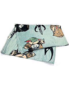 Star Wars: The Mandalorian Fleece Blanket Maznun Football