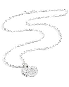 Hearts FC Silver Plated Pendant & Chain Maznun Football