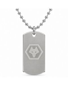 Wolverhampton Wanderers FC Engraved Dog Tag & Chain Maznun Football