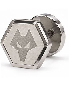 Wolverhampton Wanderers FC Cut Out Stud Earring Maznun Football