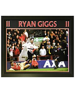 Manchester United FC Giggs Signed Framed Print-173289