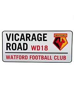 Watford FC White Street Sign-160961