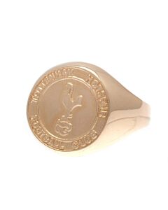 Tottenham Hotspur FC 9ct Gold Crest Ring Medium-178245